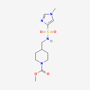 methyl 4-((1-methyl-1H-imidazole-4-sulfonamido)methyl)piperidine-1-carboxylate