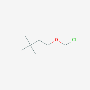 molecular formula C7H15ClO B2791482 1-(Chloromethoxy)-3,3-dimethylbutane CAS No. 1517277-79-0