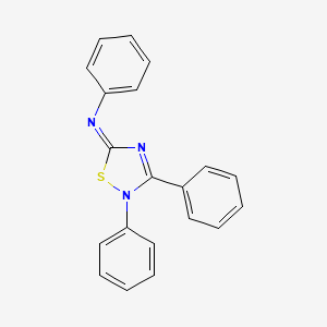 molecular formula C20H15N3S B2791621 N,2,3-triphenyl-2,5-dihydro-1,2,4-thiadiazol-5-imine CAS No. 97627-33-3