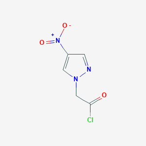 molecular formula C5H4ClN3O3 B2791682 (4-nitro-1H-pyrazol-1-yl)acetyl chloride CAS No. 1216050-54-2