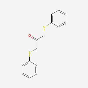 molecular formula C15H14OS2 B2791741 1,3-Bis(phenylsulfanyl)acetone CAS No. 35737-59-8