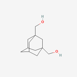 molecular formula C12H20O2 B2791822 1,3-Adamantanedimethanol CAS No. 17071-62-4; 5001-18-3