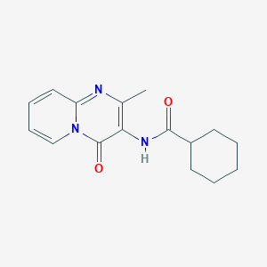 N-(2-methyl-4-oxopyrido[1,2-a]pyrimidin-3-yl)cyclohexanecarboxamide