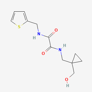 N1-((1-(hydroxymethyl)cyclopropyl)methyl)-N2-(thiophen-2-ylmethyl)oxalamide