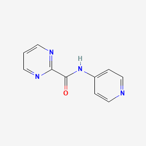molecular formula C10H8N4O B2792208 N-(pyridin-4-yl)pyrimidine-2-carboxamide CAS No. 1251708-58-3