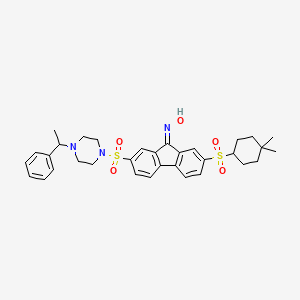 molecular formula C33H39N3O5S2 B2792304 YAP/TAZ inhibitor-1 CAS No. 2093565-23-0