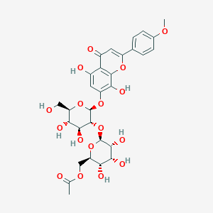 7-[2-O-(6-O-Acetyl-beta-D-allopyranosyl)-beta-D-glucopyranosyloxy]-5,8-dihydroxy-4'-methoxyflavone
