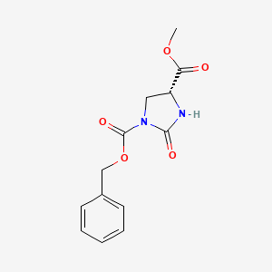 1-benzyl 4-methyl (4R)-2-oxoimidazolidine-1,4-dicarboxylate
