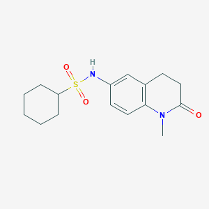 N-(1-methyl-2-oxo-1,2,3,4-tetrahydroquinolin-6-yl)cyclohexanesulfonamide