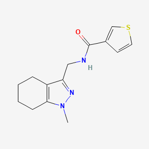 N-((1-methyl-4,5,6,7-tetrahydro-1H-indazol-3-yl)methyl)thiophene-3-carboxamide