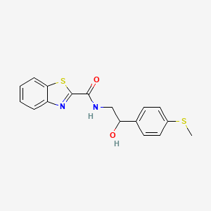N-(2-hydroxy-2-(4-(methylthio)phenyl)ethyl)benzo[d]thiazole-2-carboxamide