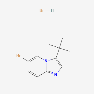6-Bromo-3-tert-butylimidazo[1,2-a]pyridine hydrobromide