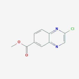 molecular formula C10H7ClN2O2 B2792451 Methyl 2-chloroquinoxaline-6-carboxylate CAS No. 2090584-49-7