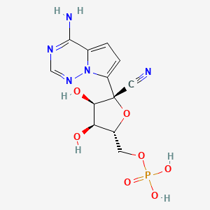 molecular formula C12H14N5O7P B2792565 Remdesivir nucleoside monophosphate 