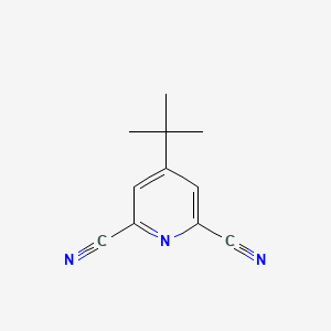molecular formula C11H11N3 B2792690 4-Tert-butylpyridine-2,6-dicarbonitrile CAS No. 141920-17-4