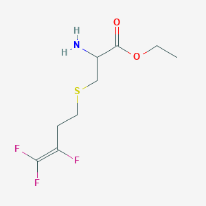 Ethyl 2-amino-3-[(3,4,4-trifluoro-3-butenyl)sulfanyl]propanoate