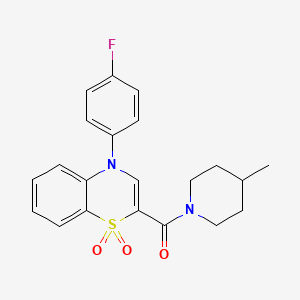 N-(3-methylbutyl)-2-[6-oxo-3-(pyrrolidin-1-ylcarbonyl)pyridazin-1(6H)-yl]acetamide