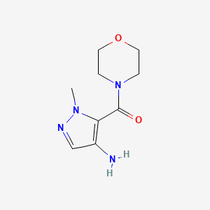 (4-Amino-2-methyl-2H-pyrazol-3-yl)-morpholin-4-yl-methanone