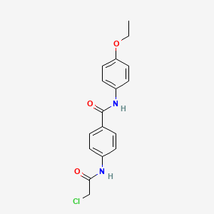 4-(2-chloroacetamido)-N-(4-ethoxyphenyl)benzamide