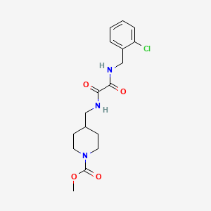 Methyl 4-((2-((2-chlorobenzyl)amino)-2-oxoacetamido)methyl)piperidine-1-carboxylate