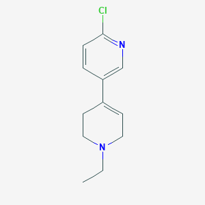2-Chloro-5-(1-ethyl-3,6-dihydro-2H-pyridin-4-yl)pyridine