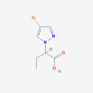 2-(4-bromo-1H-pyrazol-1-yl)butanoic acid