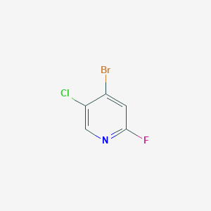 molecular formula C5H2BrClFN B2792807 4-Bromo-5-chloro-2-fluoropyridine CAS No. 1211580-71-0