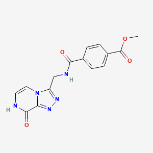 Methyl 4-(((8-hydroxy-[1,2,4]triazolo[4,3-a]pyrazin-3-yl)methyl)carbamoyl)benzoate