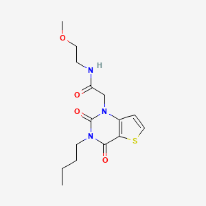 2-(3-butyl-2,4-dioxo-3,4-dihydrothieno[3,2-d]pyrimidin-1(2H)-yl)-N-(2-methoxyethyl)acetamide