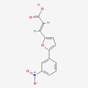 (2E)-3-[5-(3-nitrophenyl)furan-2-yl]prop-2-enoic acid