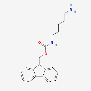 molecular formula C20H24N2O2 B2792900 (9H-Fluoren-9-yl)methyl (5-aminopentyl)carbamate CAS No. 118119-32-7; 177333-17-4