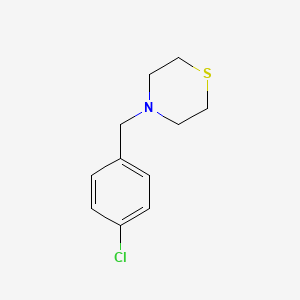 molecular formula C11H14ClNS B2792941 4-(4-Chlorobenzyl)thiomorpholine CAS No. 17494-26-7