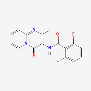 2,6-difluoro-N-(2-methyl-4-oxo-4H-pyrido[1,2-a]pyrimidin-3-yl)benzamide