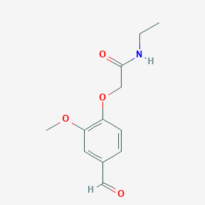 N-ethyl-2-(4-formyl-2-methoxyphenoxy)acetamide