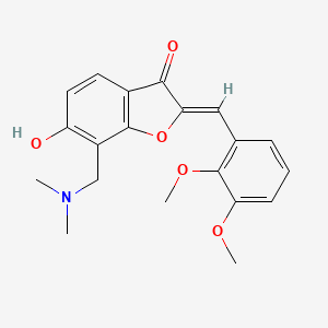 (Z)-2-(2,3-dimethoxybenzylidene)-7-((dimethylamino)methyl)-6-hydroxybenzofuran-3(2H)-one