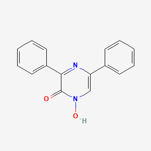 molecular formula C16H12N2O2 B2793095 1-hydroxy-3,5-diphenyl-2(1H)-pyrazinone CAS No. 33837-38-6