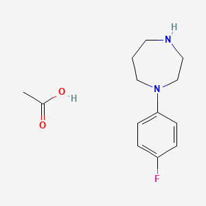 1-(4-Fluorophenyl)-1,4-diazepane acetate
