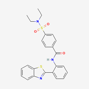 N-[2-(1,3-benzothiazol-2-yl)phenyl]-4-(diethylsulfamoyl)benzamide