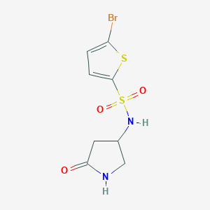 5-bromo-N-(5-oxopyrrolidin-3-yl)thiophene-2-sulfonamide