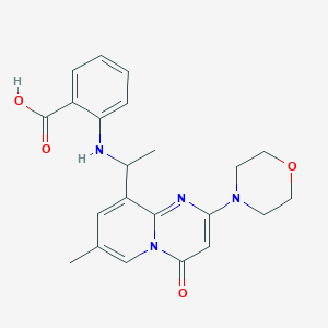 molecular formula C22H24N4O4 B2793369 (Rac)-AZD 6482 