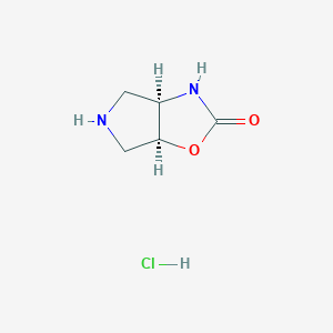 Rel-(3aR,6aS)-hexahydro-2H-pyrrolo[3,4-d]oxazol-2-one hydrochloride
