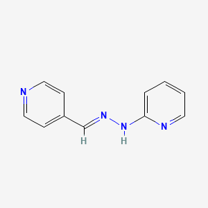 molecular formula C11H10N4 B2793525 Isonicotinaldehyde 2-pyridin 