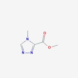 molecular formula C5H7N3O2 B2793591 methyl 4-methyl-4H-1,2,4-triazole-3-carboxylate CAS No. 68984-31-6