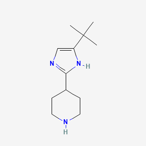 B2793632 4-(5-tert-butyl-1H-imidazol-2-yl)piperidine CAS No. 1153102-76-1