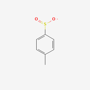 molecular formula C7H7O2S B2793641 4-Methylbenzenesulfinate CAS No. 2088-24-6; 7257-26-3