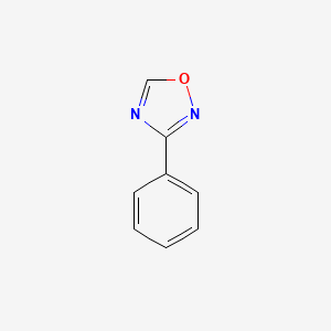 molecular formula C8H6N2O B2793662 3-Phenyl-1,2,4-oxadiazole CAS No. 5157-62-0