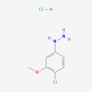 (4-Chloro-3-methoxyphenyl)hydrazine hydrochloride