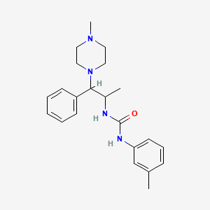 1-(1-(4-Methylpiperazin-1-yl)-1-phenylpropan-2-yl)-3-(m-tolyl)urea