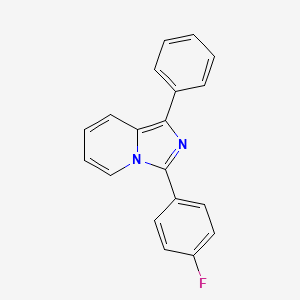 3-(4-Fluorophenyl)-1-phenylimidazo[1,5-a]pyridine