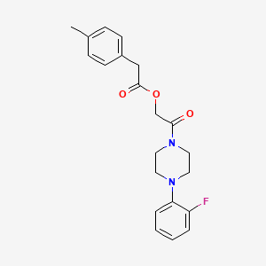 2-[4-(2-Fluorophenyl)piperazin-1-yl]-2-oxoethyl (4-methylphenyl)acetate
